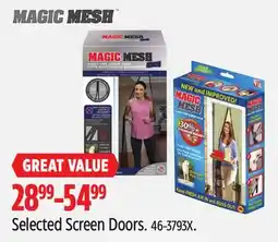 Canadian Tire Selected Screen Doors offer