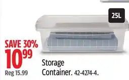 Canadian Tire Type A Storage Container offer