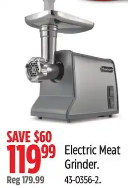 Canadian Tire Cuisinart Electric Meat Grinder offer