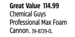 Canadian Tire EGO Chemical Guys Professional Max Foam Cannon offer