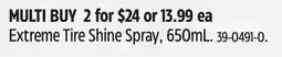 Canadian Tire Extreme Tire Shine Spray offer