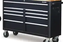 Canadian Tire MAXIMUM 56 9-Drawer Cabinet with Built-In Power Bar with USB. 2000-lb caster capacity offer