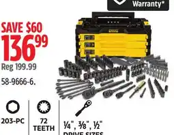 Canadian Tire STANLEY Black Chrome Socket Sets offer