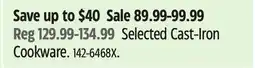 Canadian Tire Paderno Selected Cast-Iron Cookware offer