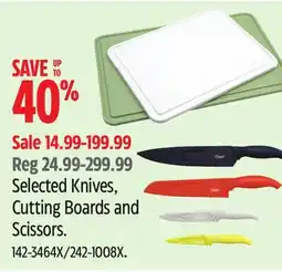 Canadian Tire Selected Knives, Cutting Boards and Scissors offer