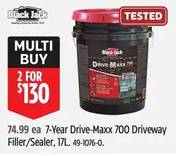 Canadian Tire Black Jack 7-Year Drive-Maxx 700 Driveway Filler-Sealer offer