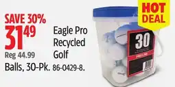 Canadian Tire Eagle Pro Recycled Golf Balls offer