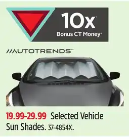 Canadian Tire Autotrends Selected Vehicle Sun Shades offer