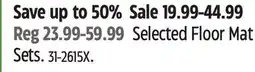 Canadian Tire Selected Michelin Floor Mat Sets offer
