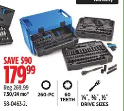 Canadian Tire Mastercraft General Use Socket Sets offer