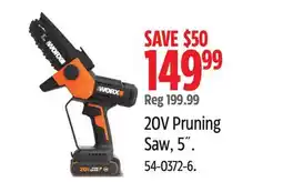 Canadian Tire Worx 20V Pruning Saw, 5 offer