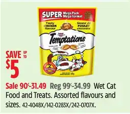 Canadian Tire Wet Cat Food and Treats offer