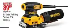 Canadian Tire DEWALT 1/4 Sheet Finishing Sander offer