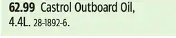 Canadian Tire Castrol Outboard Oil offer