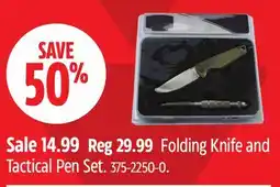 Canadian Tire Realtree Folding Knife and Tactical Pen Set offer