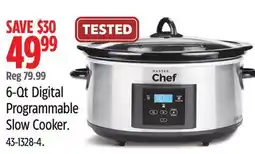 Canadian Tire 6-Qt Digital Programmable Slow Cooker offer