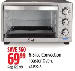 Canadian Tire Master Chef 6-Slice Convection Toaster Oven offer