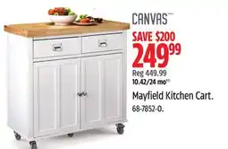 Canadian Tire Canvas Mayfield Kitchen Cart offer