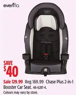 Canadian Tire Chase Plus 2-in-1 Booster Car Seat offer