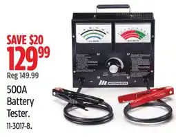 Canadian Tire Motomaster 500A Battery Tester offer