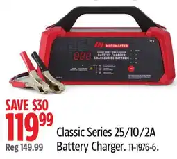 Canadian Tire MotoMaster Classic Series 25/10/2A Battery Charger offer