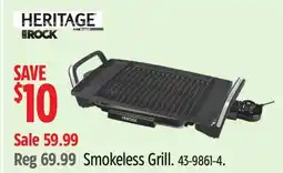 Canadian Tire Heritage the rock Smokeless Grill offer
