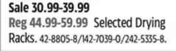 Canadian Tire Selected Type A Drying Racks offer