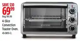 Canadian Tire Black & Decker 4-Slice Convection Toaster Oven offer