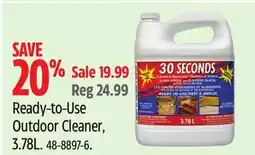 Canadian Tire Ready-to-Use Outdoor Cleaner offer