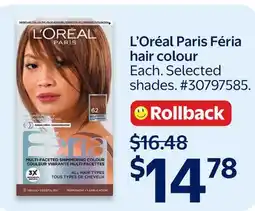 Walmart L'Oréal Paris Féria hair colour offer