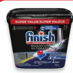 Walmart Finish Ultimate 72 dishwasher tabs offer