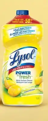 Walmart Lysol toilet bowl cleaner or multi-surface pours offer