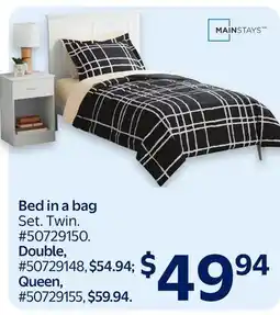 Walmart Bed in a bag offer