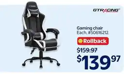 Walmart Gaming chair offer