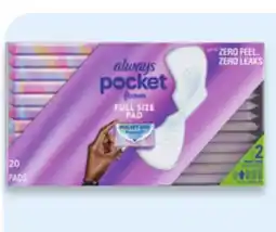 Walmart Always Flexfoam pads offer