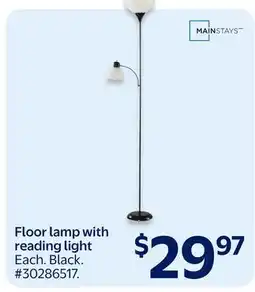Walmart Floor lamp with reading light offer