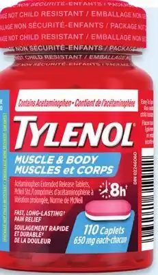 Walmart Tylenol Muscle & Body offer