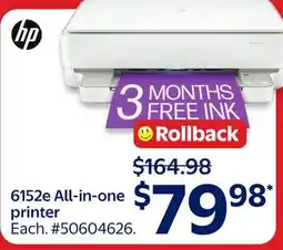 Walmart 6152e All-in-one printer offer