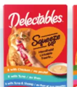 Walmart Delectables Squeeze Up cat treats variety pack offer