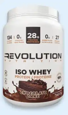 Walmart Revolution Nutrition Iso Whey protein powder offer