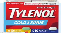 Walmart Tylenol Cold & Sinus Extra Strength Nightime 20s offer
