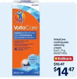 Walmart VoltaCare cooling pain relieving cream offer