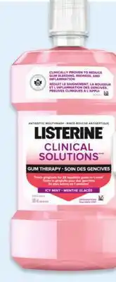 Walmart Listerine Clinical Solutions mouthwash offer