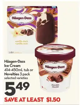 Longo's Häagen-Dazs Ice Cream offer