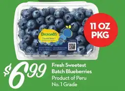 Longo's Fresh Sweetest Batch Blueberries offer