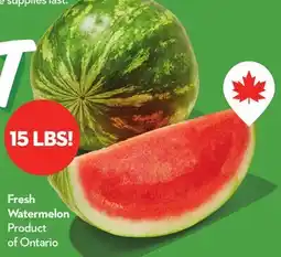 Longo's Fresh Watermelon offer
