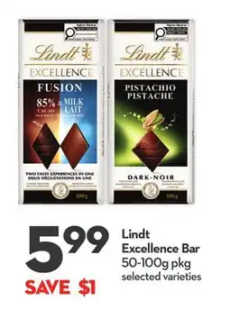Longo's Lindt Excellence Bar offer