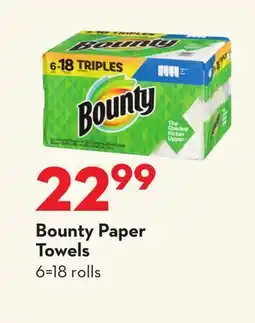 Longo's Bounty Paper Towels offer