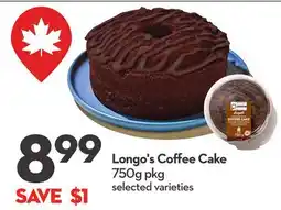 Longo's Longo's Coffee Cake offer
