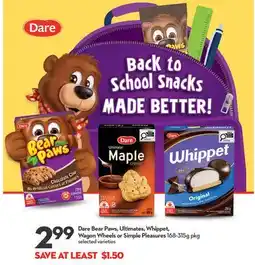 Longo's Dare Bear Paws, Ultimates, Whippet, Wagon Wheels or Simple Pleasures offer